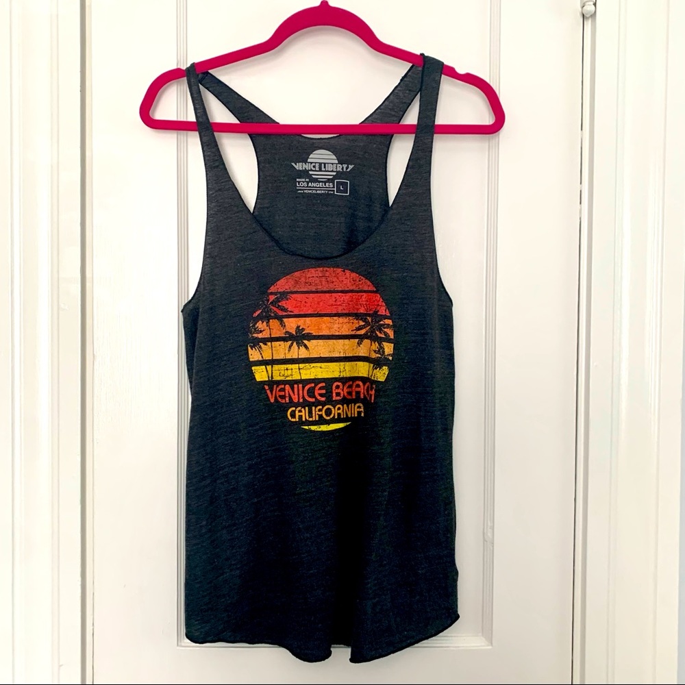 Venice Beach racerback tank top